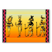 エジプトの象形文字テーブルカード テーブルナンバー (裏面)