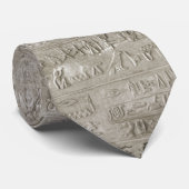 エジプトの象形文字パターン ネクタイ (ロール)
