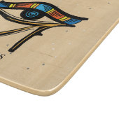 エジプトの象形文字パピルスのホロスの眼 カッティングボード (角)