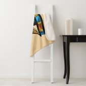 エジプトの象形文字パピルスのホロスの眼 シェルパブランケット (インサイチュ)