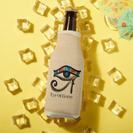 エジプトの象形文字パピルスのホロスの眼 ボトルクーラー