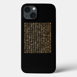 エジプトの象形文字ピラミッド iPhone 13ケース