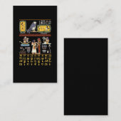 エジプトの象形文字壁壁 名刺 (正面/裏面)