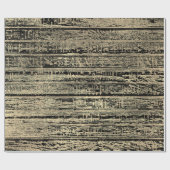 エジプトの象形文字金ゴールドフェイクフォキエ黒木 ラッピングペーパー (フラット)