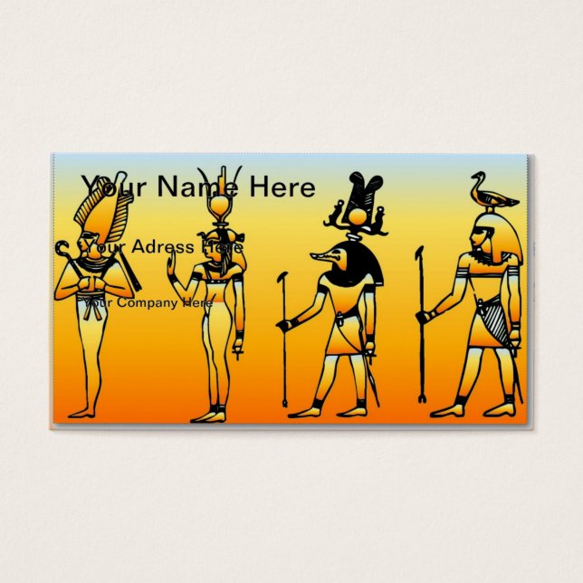 エジプトの象形文字 (正面)