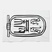 エジプトの象形文字 キッチンタオル (横)