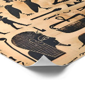 エジプトの象形文字 ポスター (角)