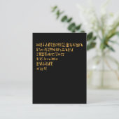 エジプトの象形文字 ポストカード (スタンド正面)