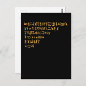 エジプトの象形文字 ポストカード (正面/裏面)