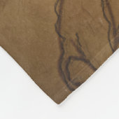 エジプトの象形芸術 フリースブランケット (角)