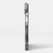 エジプトの象形記号パターンpharaoh iPhoneケース (左側面)