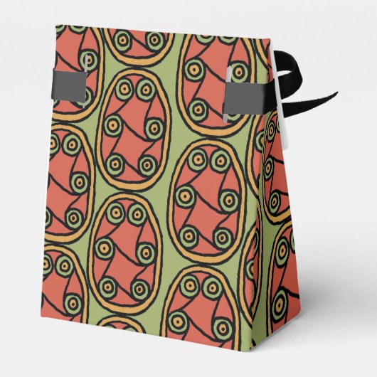 エジプトの部族のシールドオングリーンテントの好意バッグ フェイバーボックス (裏面サイド)