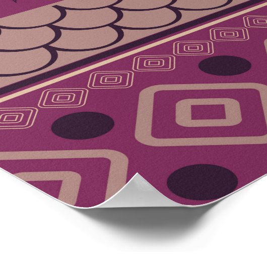 エジプトの部族:古代シームレス ポスター (角)