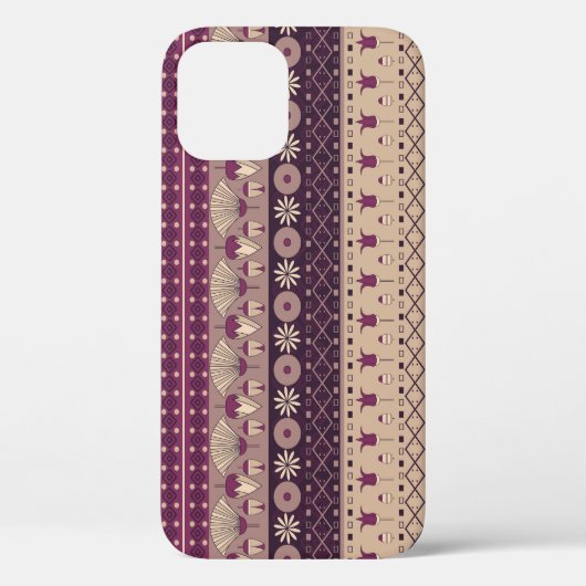 エジプトの部族：古代シームレス Case-Mate iPhoneケース (裏面)