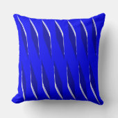 エジプトの青いパターン クッション (正面)