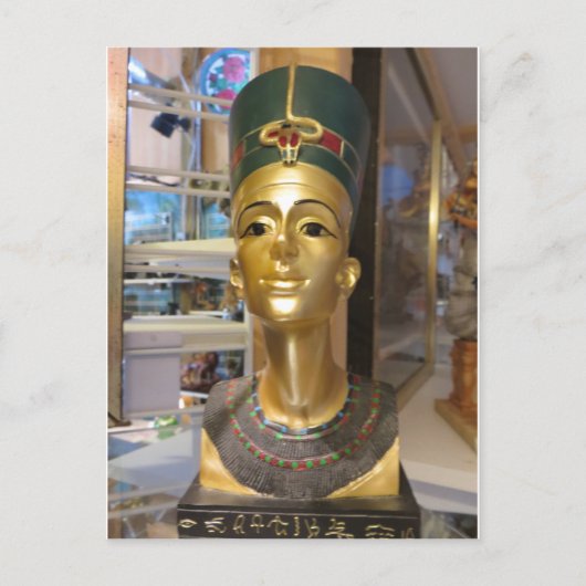 エジプトの頭 ポストカード (正面)