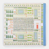 エジプトの高位の高官の庭から スクエアシール (正面)