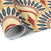 エジプトの魚の継ぎ目はかりで測のない模様 ラッピングペーパー (ロールコーナー)