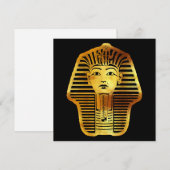 エジプトの黄金ツタンカームンマスク シーズンカード (正面/裏面)