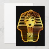 エジプトの黄金ツタンカームンマスク 案内状 (正面/裏面)