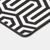 エジプトの黒と白の模様の装飾 デスクマット (コーナー)