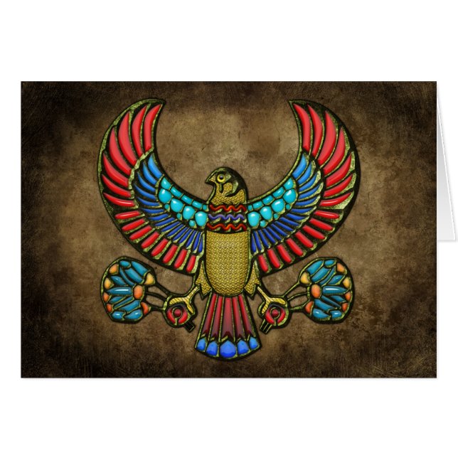 エジプトの《鳥》ハヤブサ (正面横)