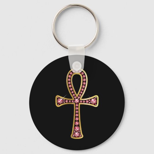 エジプトのAnhkと"Ruby"キーチェーン キーホルダー (正面)