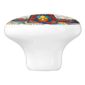 エジプトのAnkh Cross – モザイクアート セラミックノブ (側面)