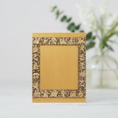 エジプトのFatimidから彫られたアイボリープラーク ポストカード (スタンド正面)