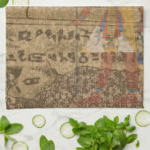 エジプトのHieroglyphic キッチンタオル (折り畳み)