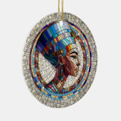 エジプトのNefertiti – モザイクアート セラミックオーナメント (右)