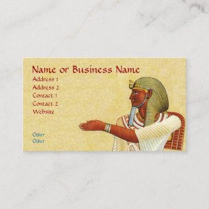 エジプトのPharaoh Roquitiesビジネスプロファイルカード 名刺