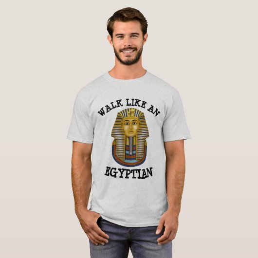 エジプトのTシャツのように歩く Tシャツ (正面フル)