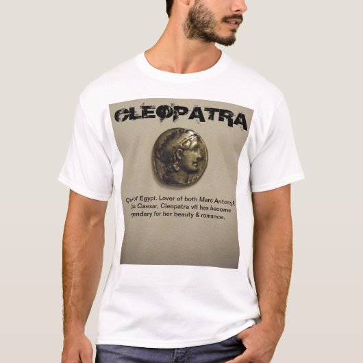 エジプトのTシャツのCleopatraの女王 Tシャツ (正面)