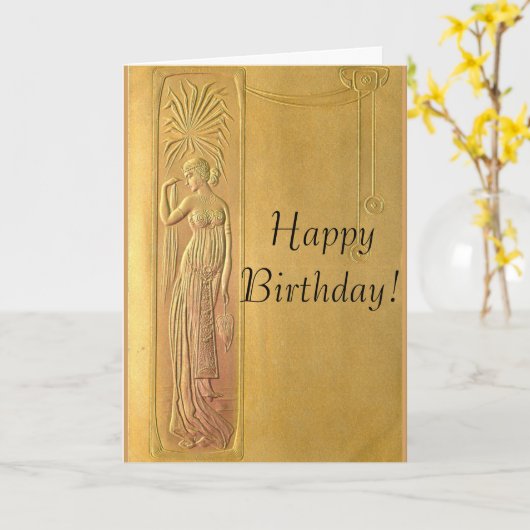 エジプトのTemptress カード (黄色い花)