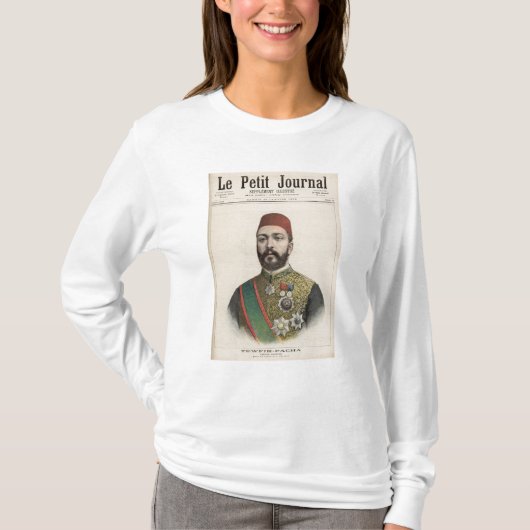 エジプトのTwefikのパシャのKhedive Tシャツ (正面)
