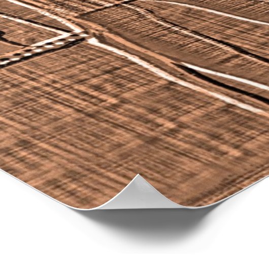 エジプトはかりで測の生活象形文字 ポスター (角)