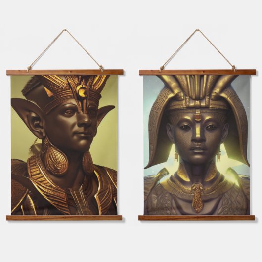 エジプトぶら下がったのタペストリー 吊り下げ型タペストリー (ダブル)