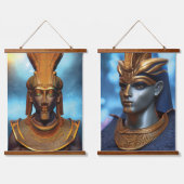 エジプトぶら下がったのタペストリー 吊り下げ型タペストリー (ダブル)