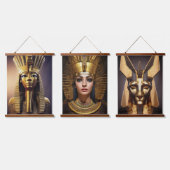 エジプトぶら下がったのタペストリー 吊り下げ型タペストリー (トリプル)