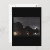 エジプトへのアダムElsheimer飛行 ポストカード (正面/裏面)