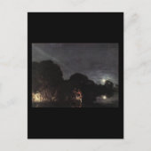 エジプトへのアダムElsheimer飛行 ポストカード (正面)