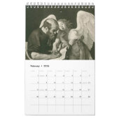 エジプトへのフライトの残り(カラヴァッジョ) カレンダー (2月 2026)