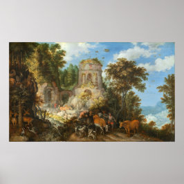 エジプトへのフライト，ルーランドサベリファインアートポスター ポスター