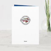 エジプトへの宗教的ステンドグラス飛行 カード (裏面)