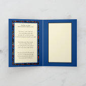 エジプトへの宗教的ステンドグラス飛行 カード (内部)