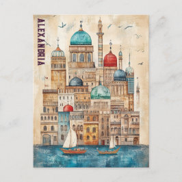 エジプトへの旅行 ポストカード