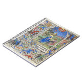 エジプトへの神聖な家族飛行中世の原稿 ノートブック (左側)