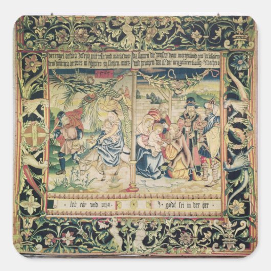 エジプトへの飛行と崇拝 スクエアシール (正面)