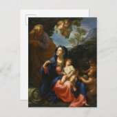 エジプトへの飛行の残り ポストカード (正面/裏面)